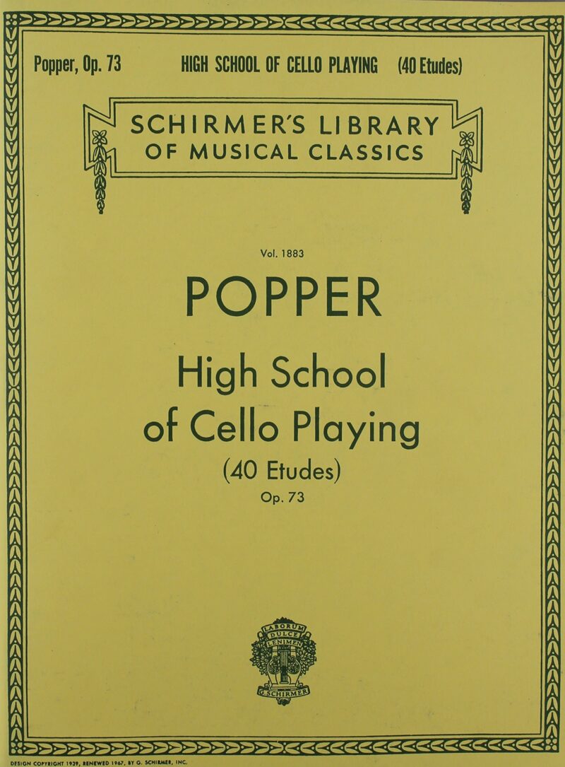 40 ESTUDIOS CELLO OP.73 D. POPPER SCHIRMER