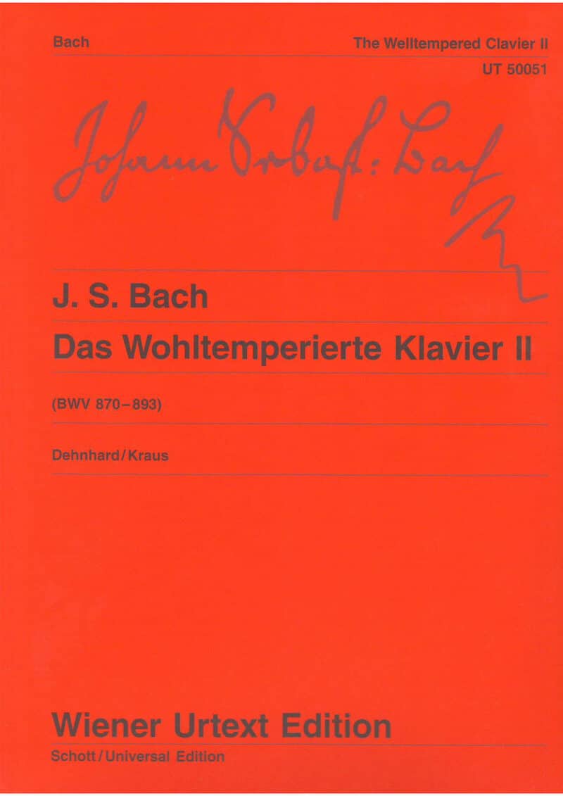 CLAVE BIEN TEMPERADO BACH V.2 SCHOTT