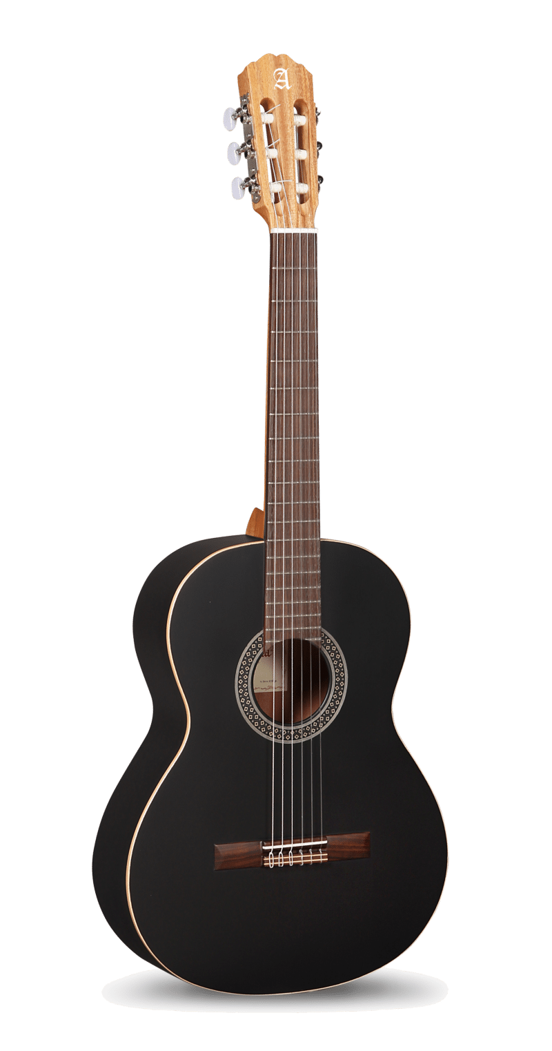 GUITARRA ALHAMBRA C1 BLACK SATIN CON FUNDA