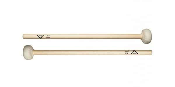 PAR MAZAS TIMBAL FORRO FIELTRO DURA T3 VATER VMT3