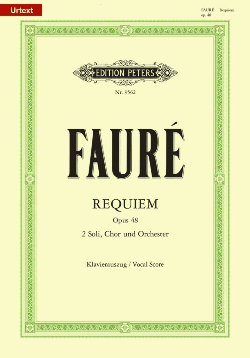 REQUIEM FAURÉ OP.48 CORO Y ORQUESTA PETERS