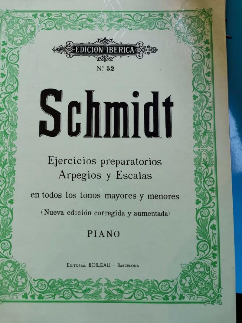 SCHMIDT EJERCICIOS PREP. PIANO BOILEAU