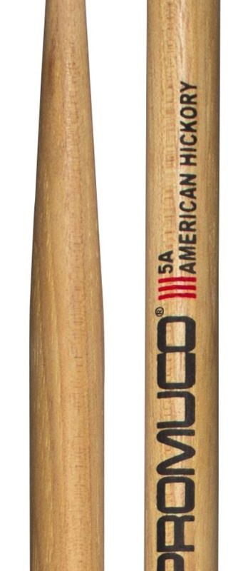 PAR BAQUETAS PROMUCO 5A PREMIUM HICKORY