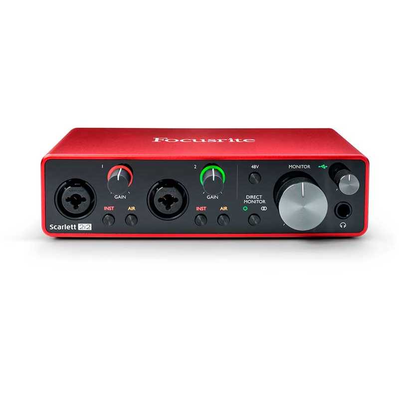 INTERFACE FOCUSRITE SCARLETT 2i2 3RD GEN