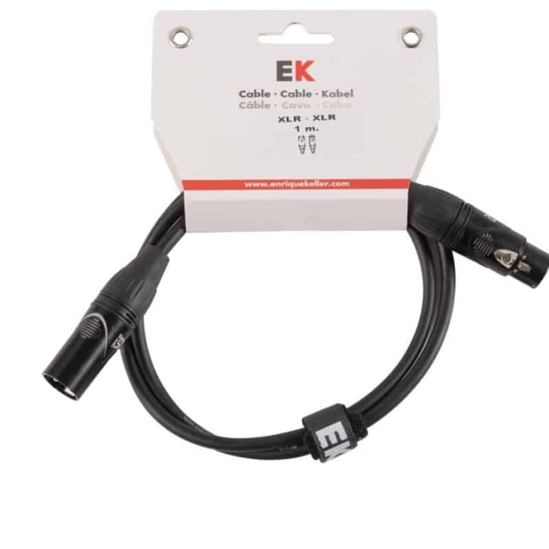 CABLE MICRO XLR-XLR 6M EK AUDIO PXX0016