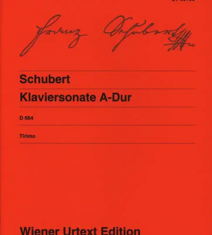 SONATA A MAYOR D664 SCHUBERT SCHOTT